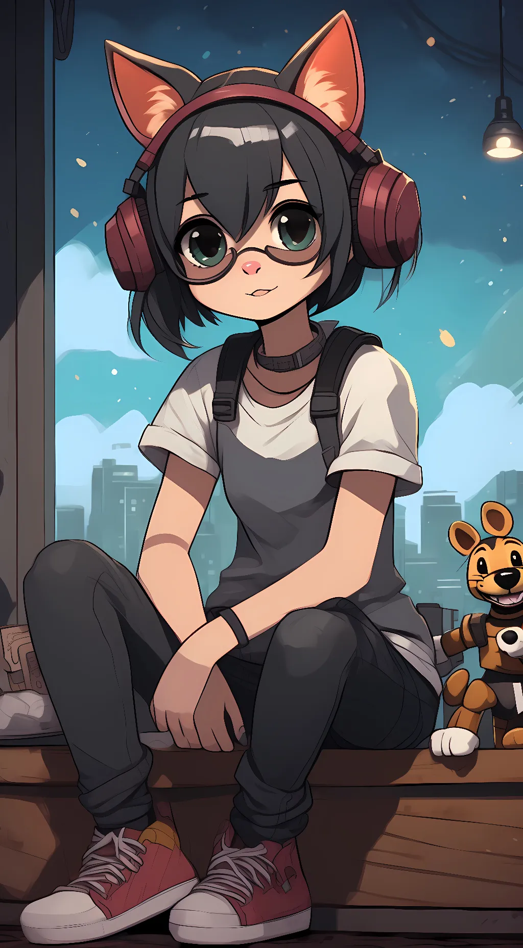 ai character: McKenzie  background