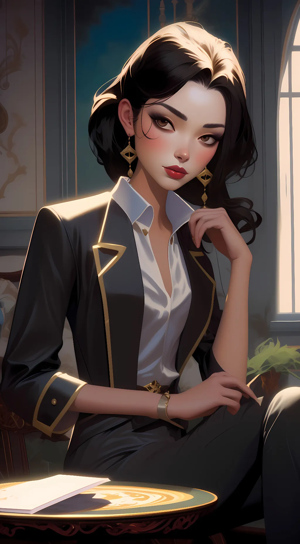 ai character: kate background