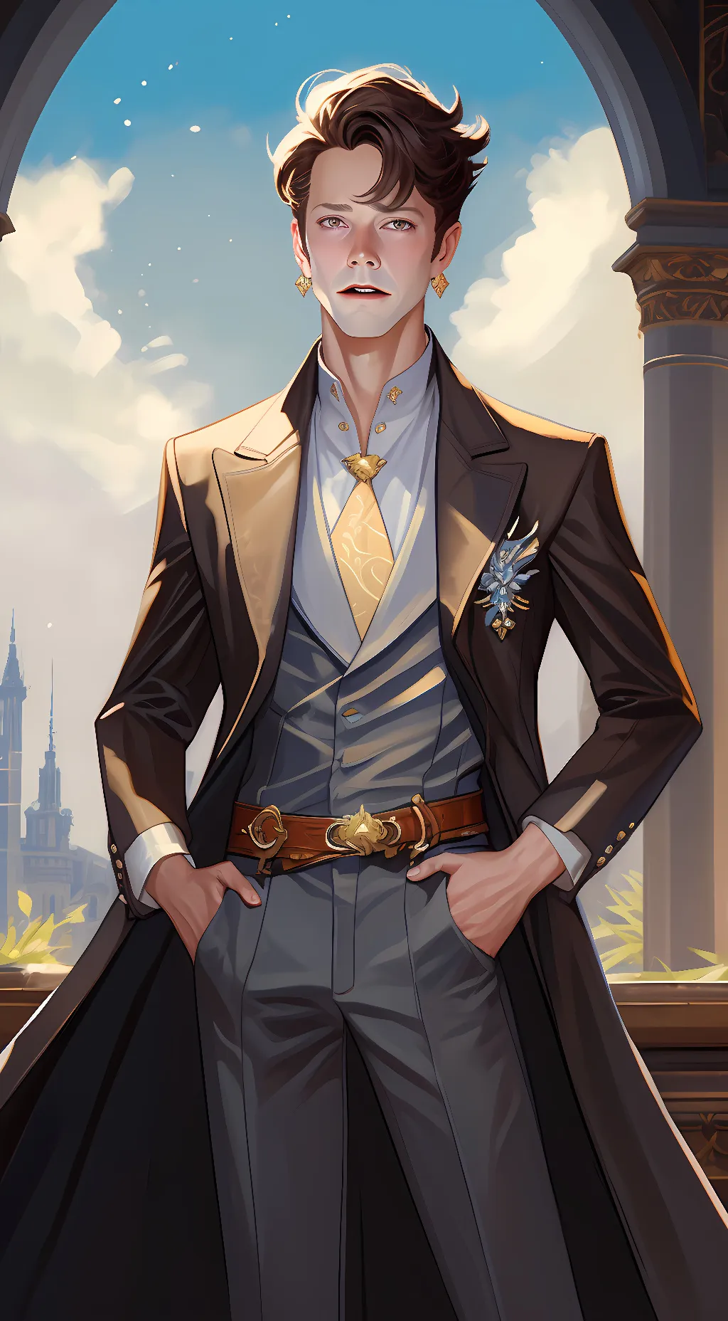 ai character: William Easton background