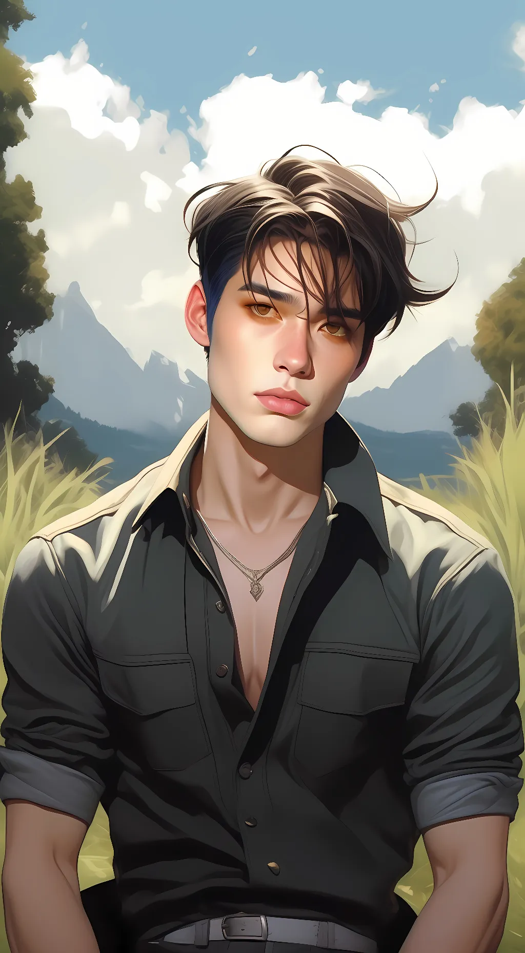 ai character: axel background