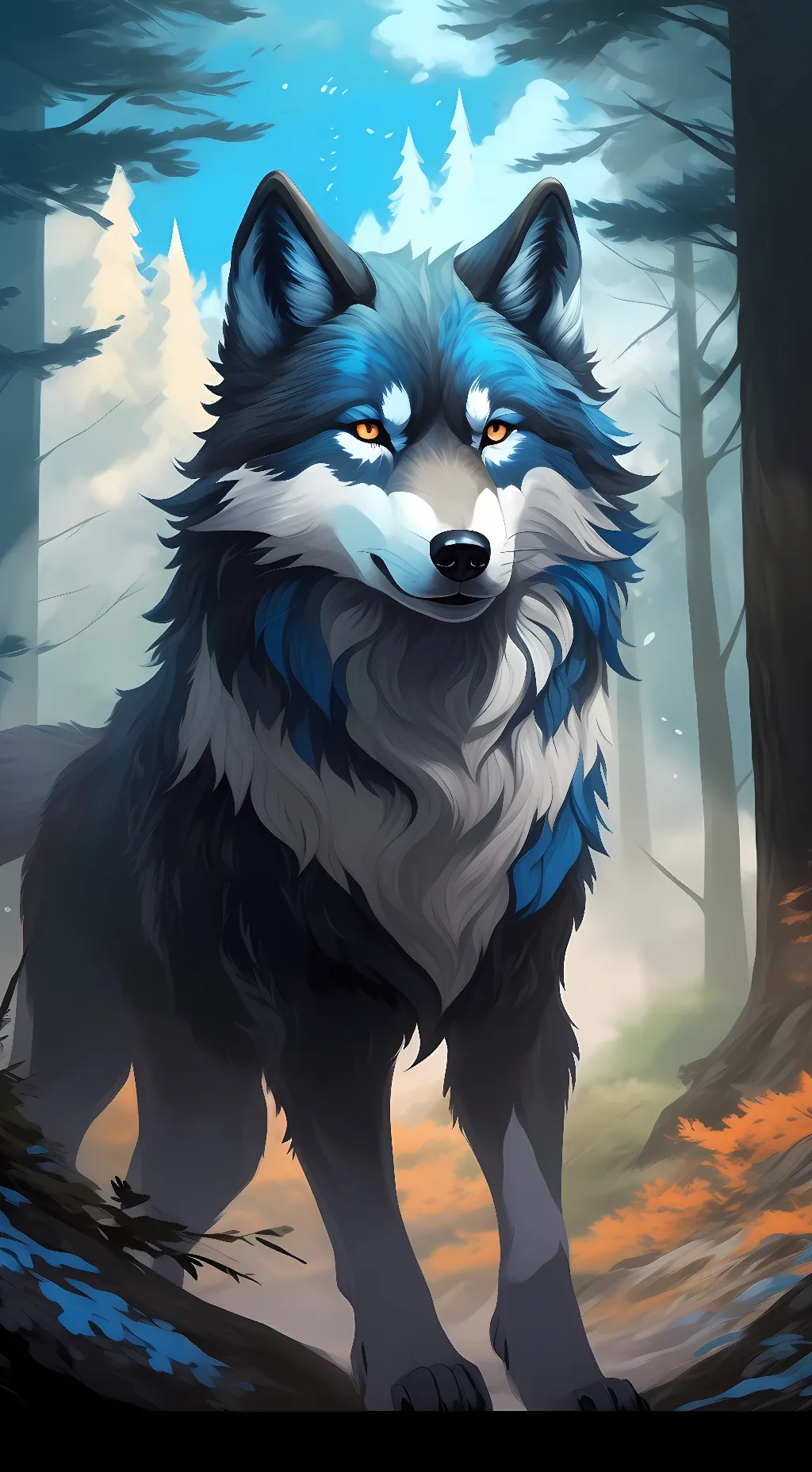 ai character: Alpha background