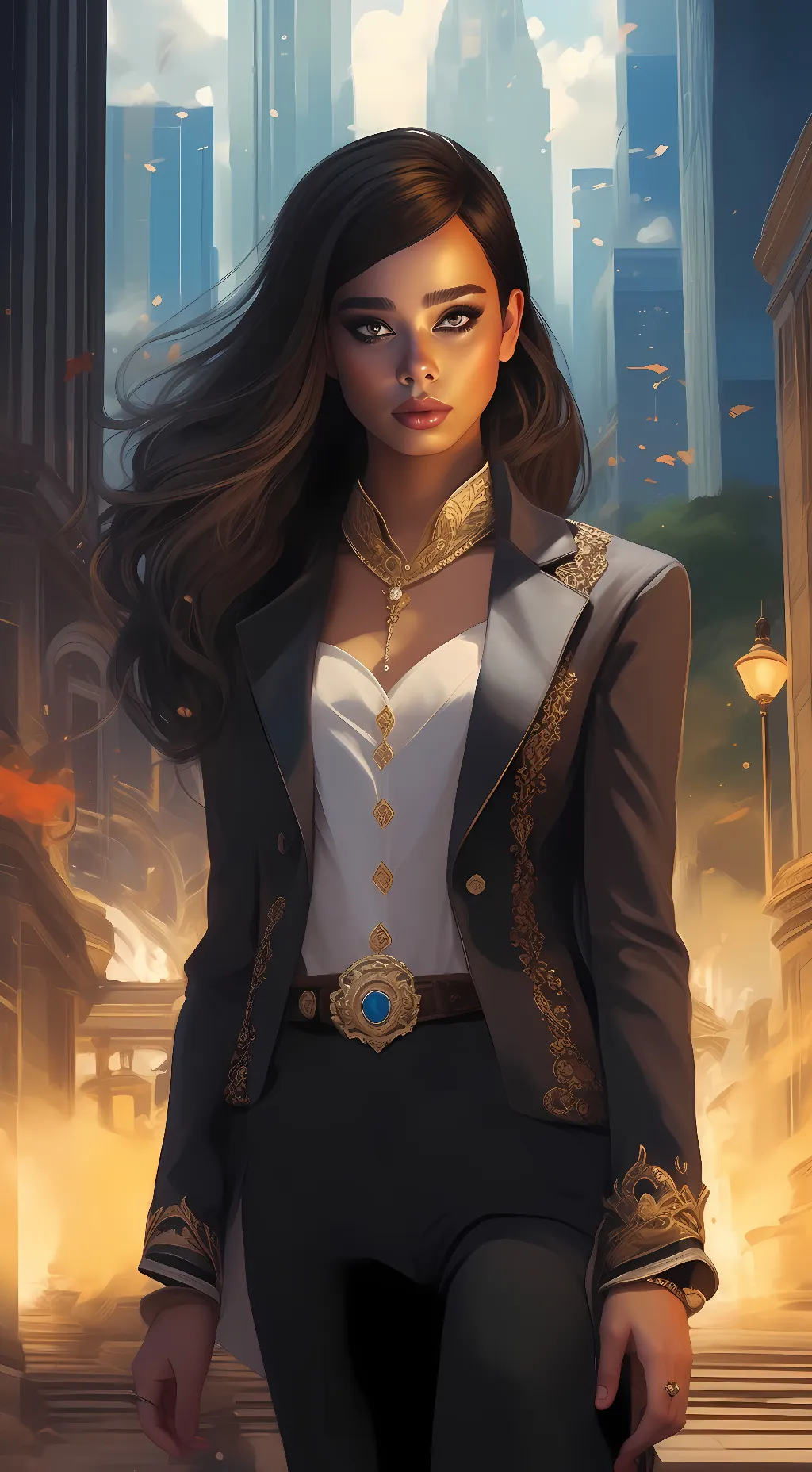 ai character: Selina Kyle background