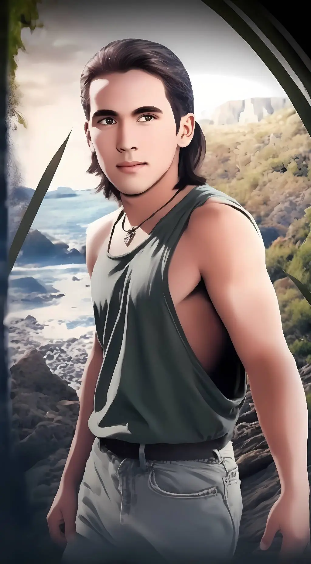 ai character: Tommy Oliver  background