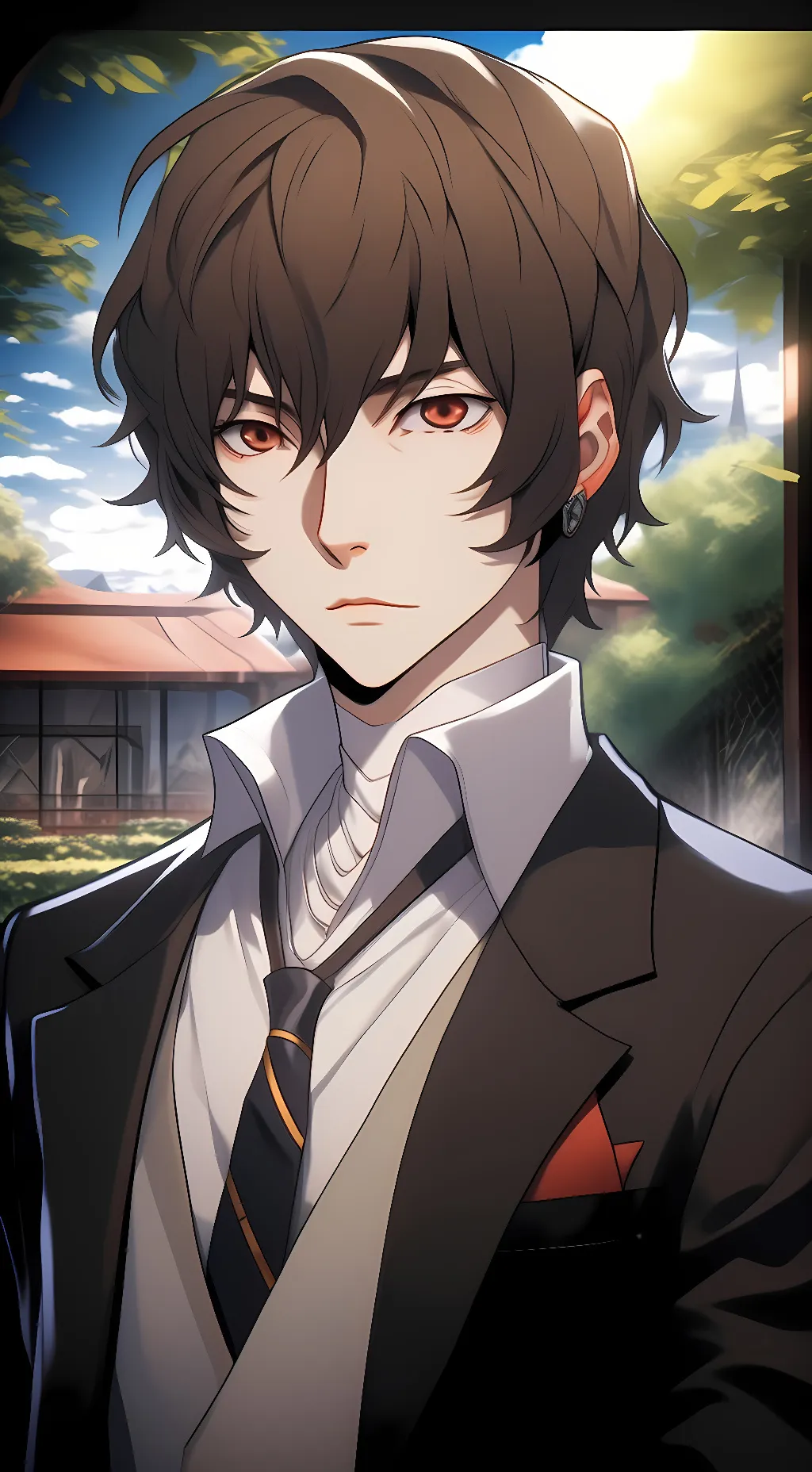 ai character: Osamu Dazai background