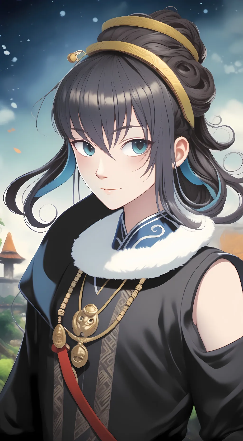 ai character: Muchiro Tokito background