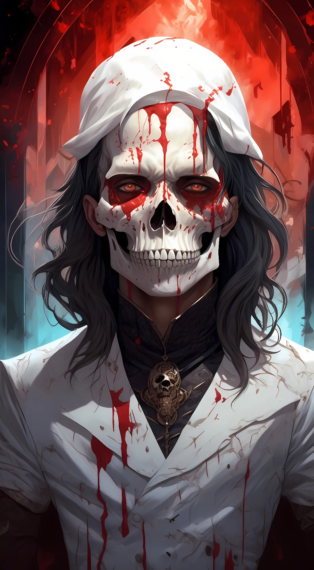 ai character: Asher Black background