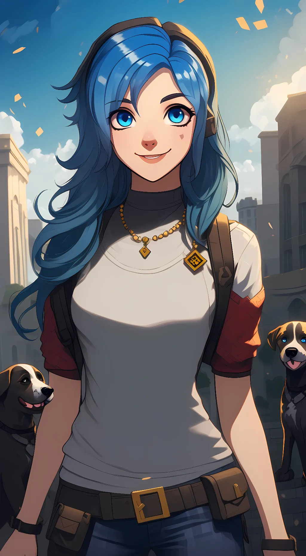 ai character: Funneh background