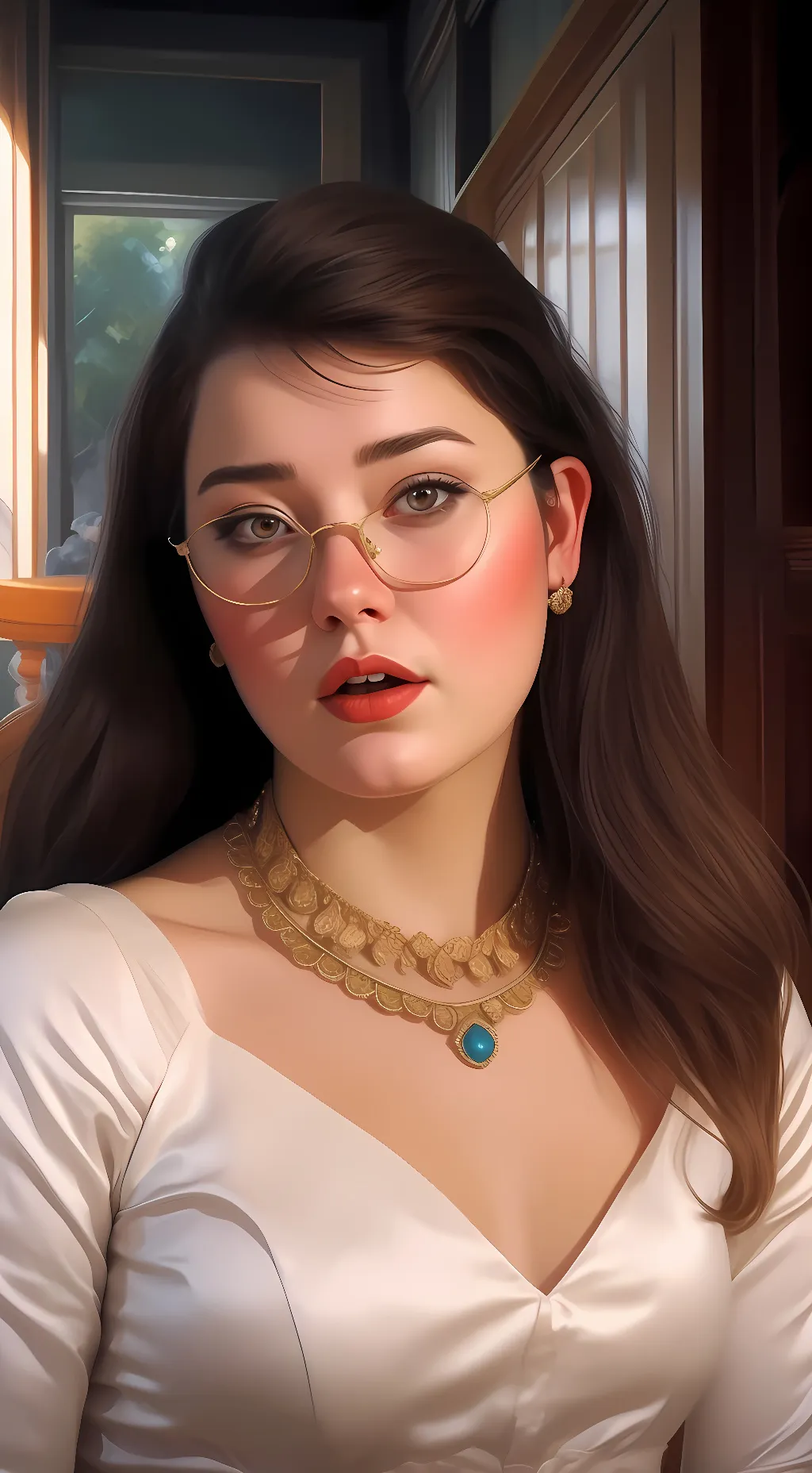 ai character: Fat princess background