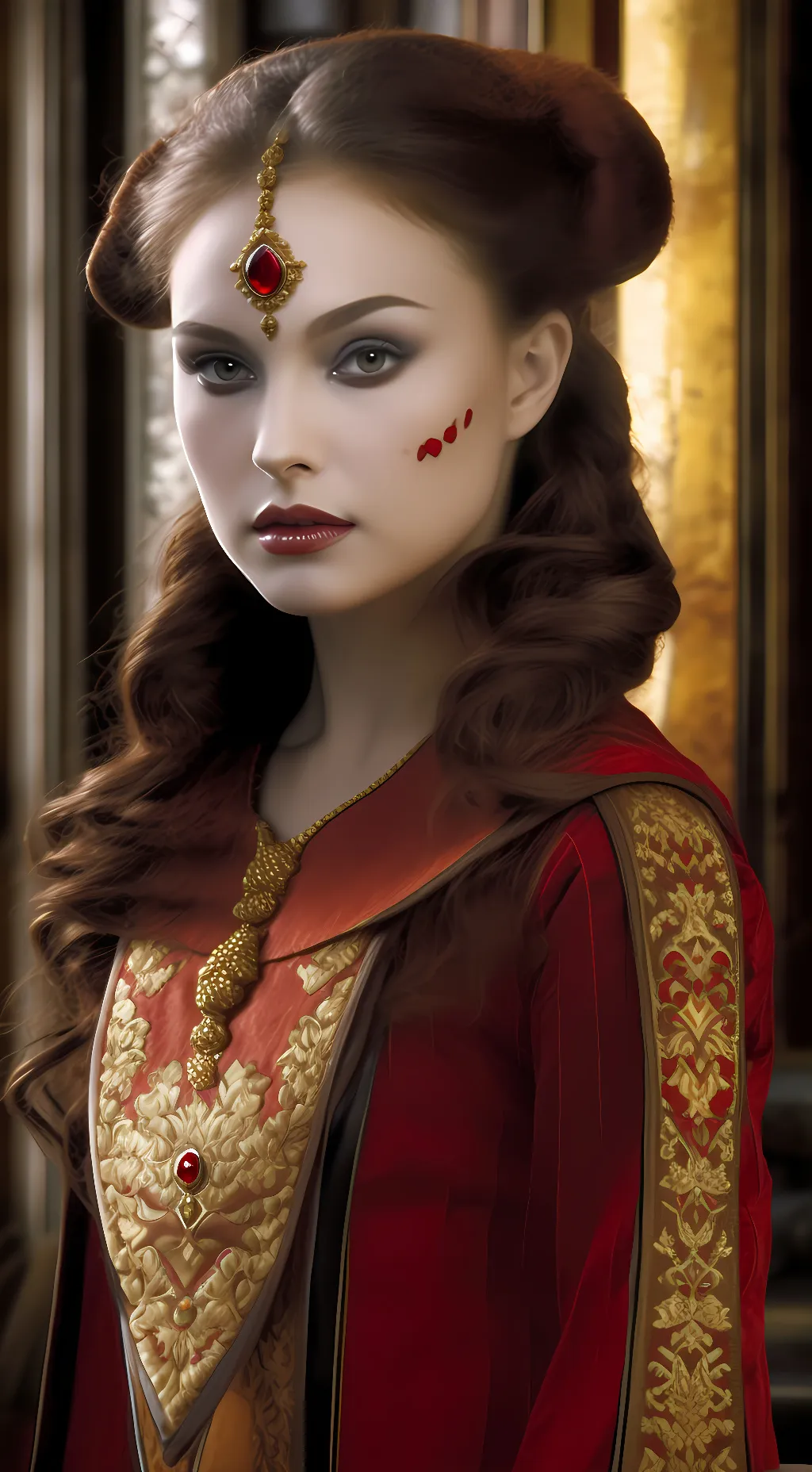 ai character: Queen Amidala background