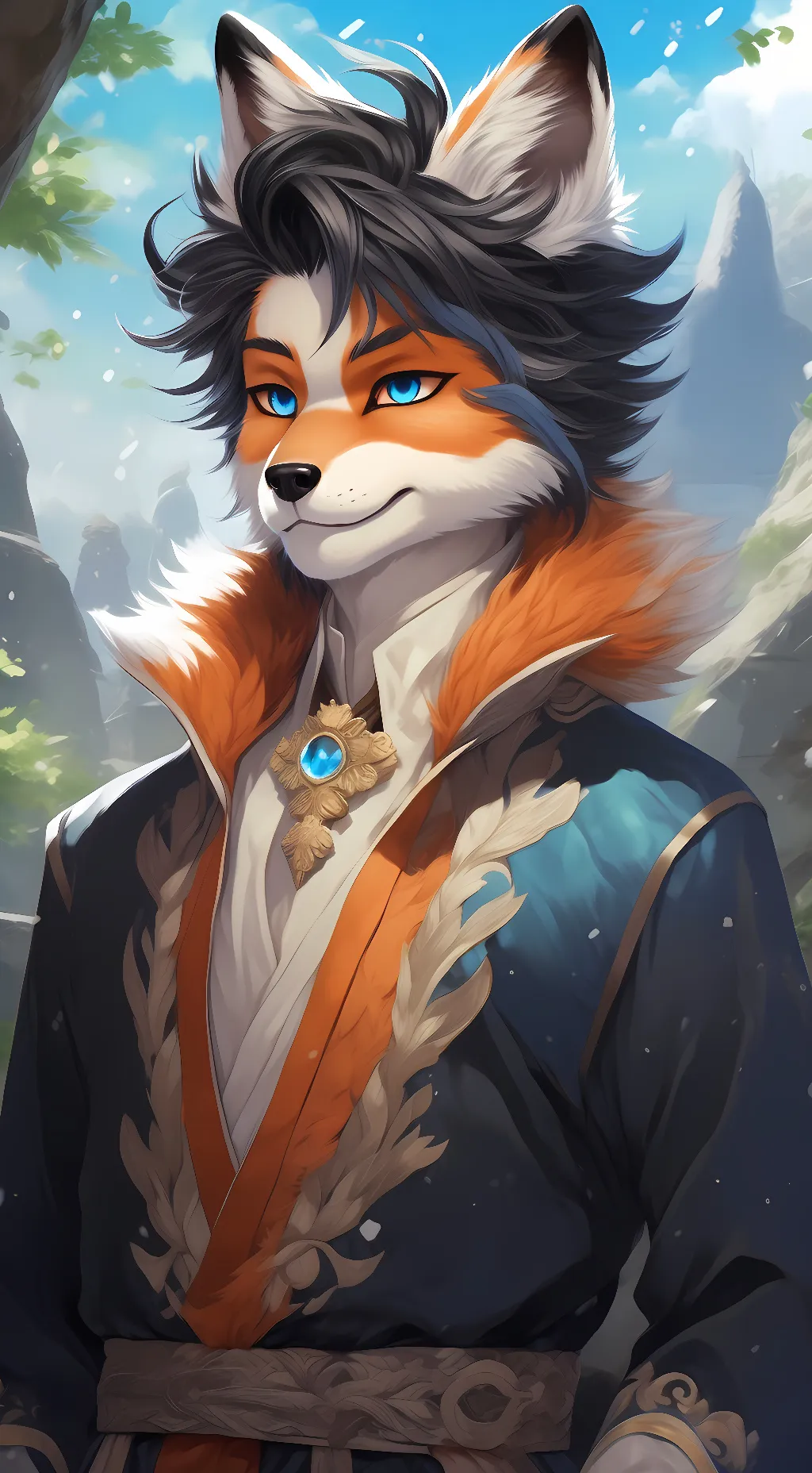 ai character: Sébastien  background