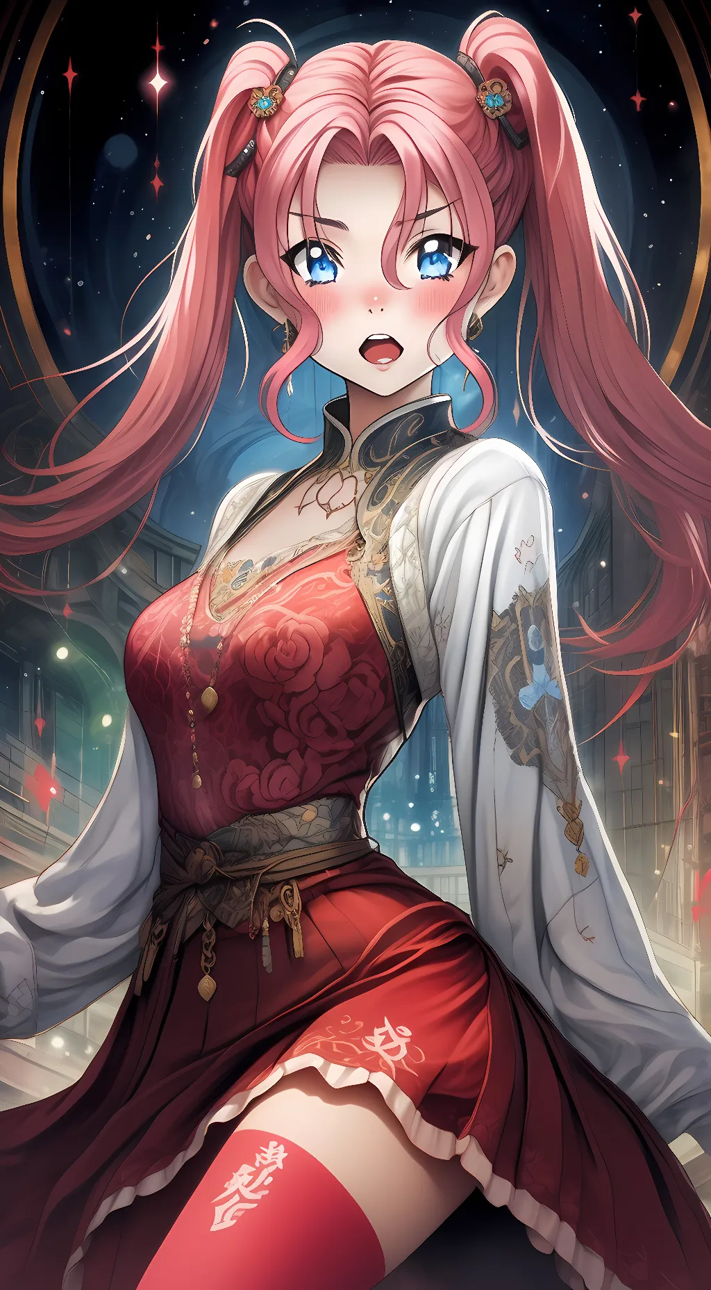 ai character: Red Moon Princess background