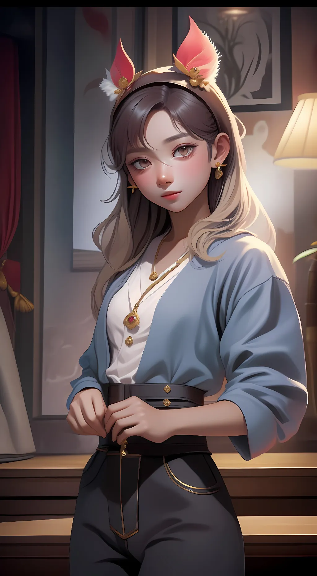 ai character: Kamala background