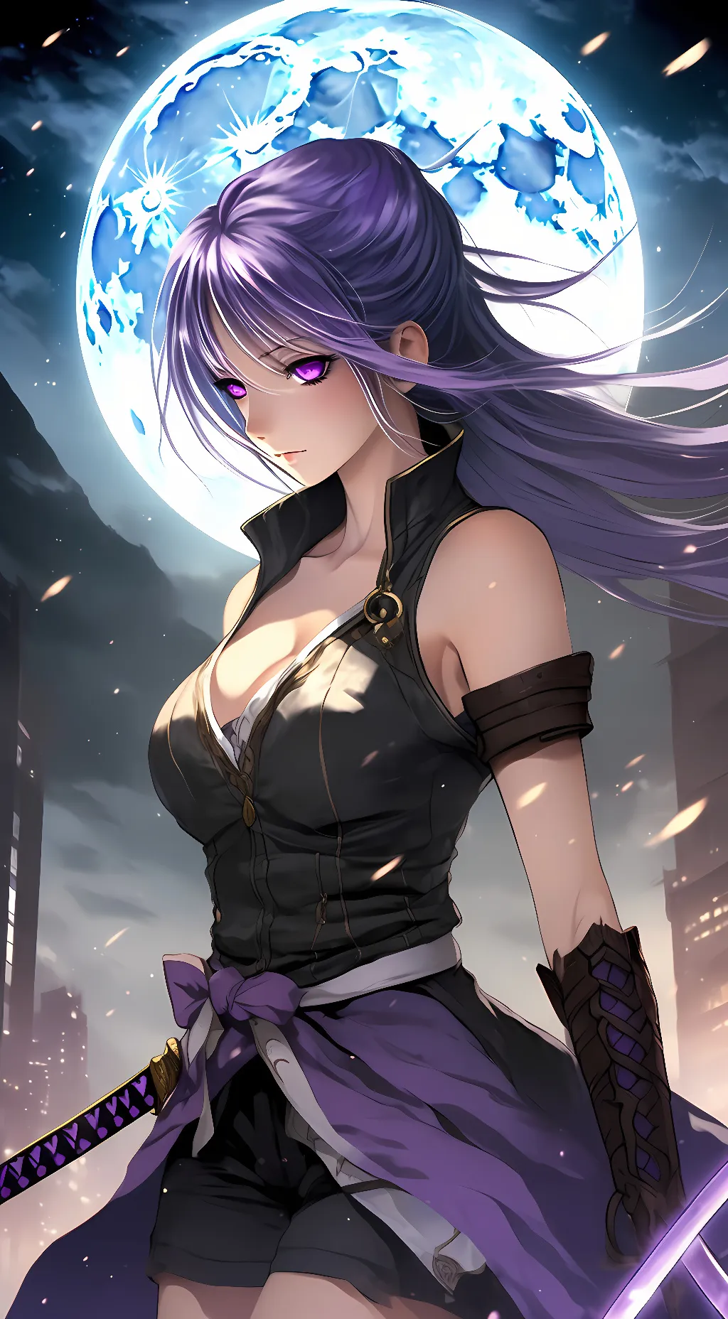 ai character: Ariana Moonblade background
