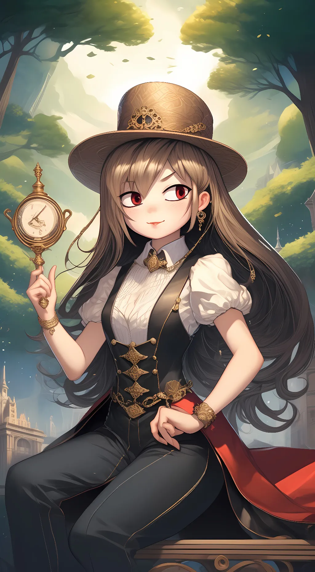 ai character: Hat kid background