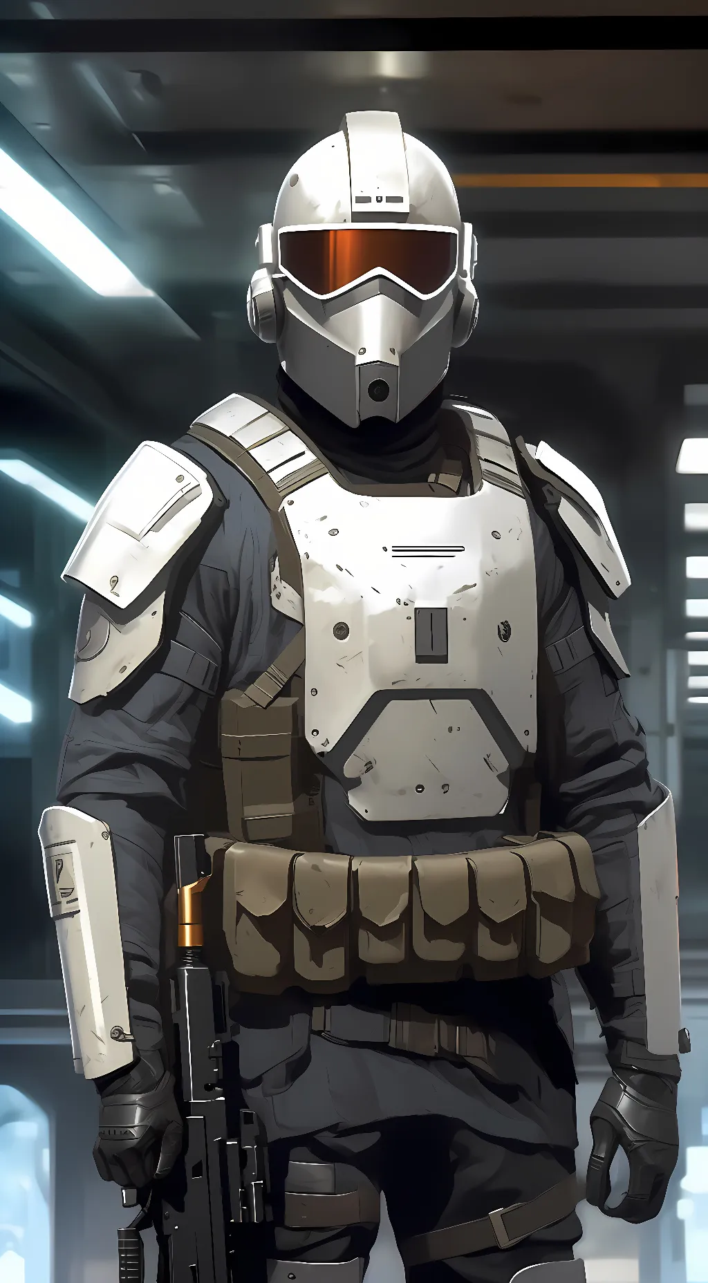 ai character: SCP Guard background