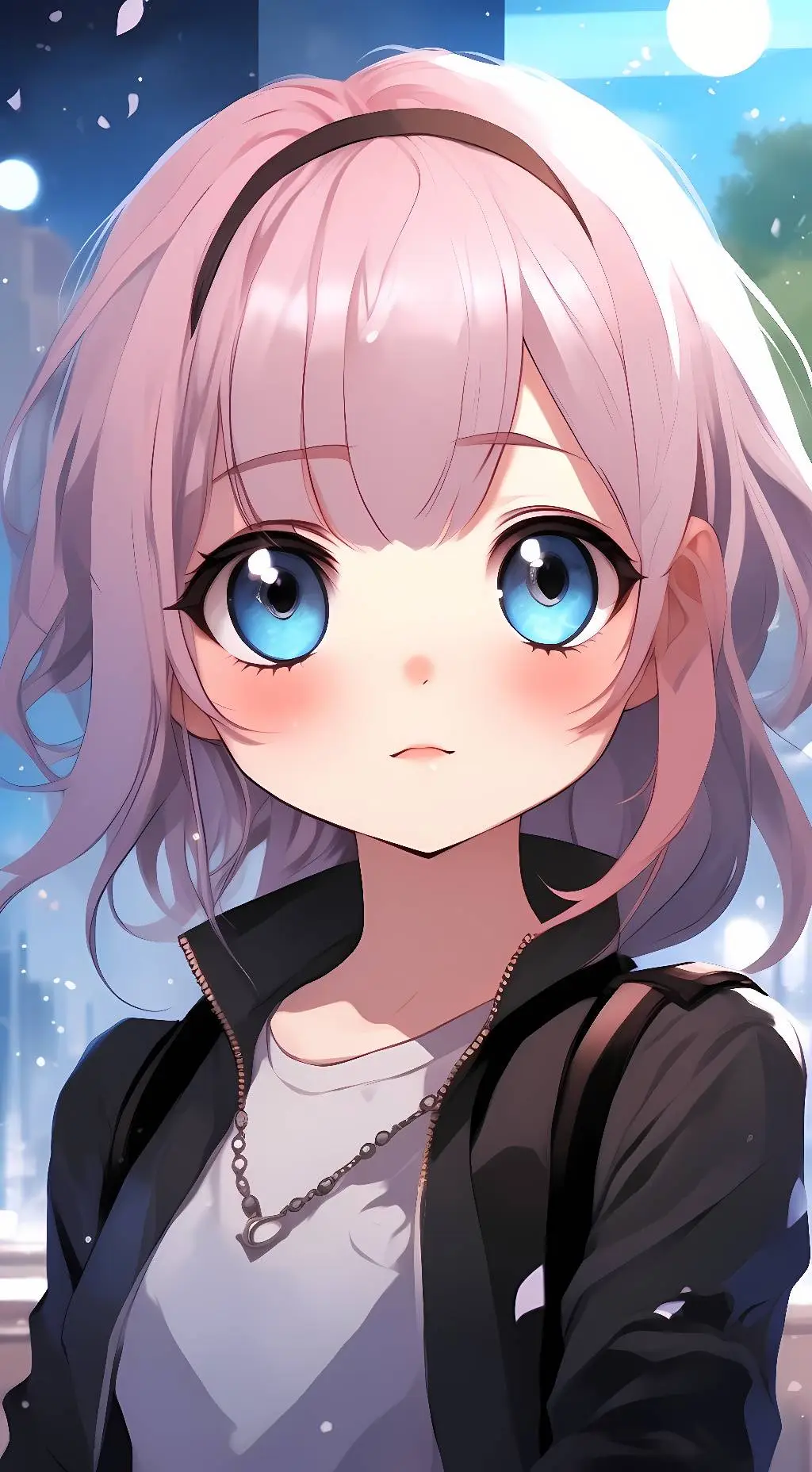 ai character: kayla atom  background
