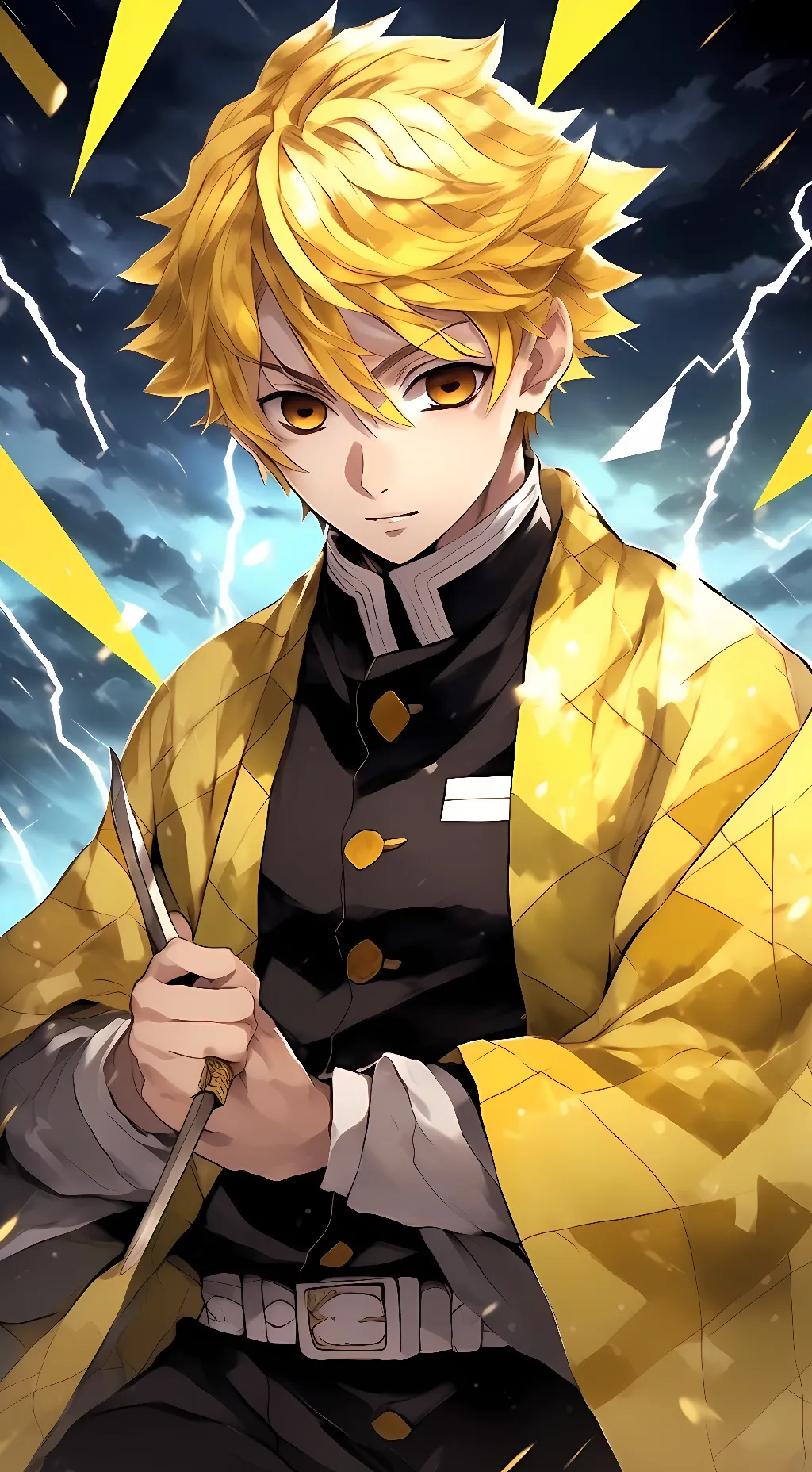 ai character: Zenitsu Agatsuma background