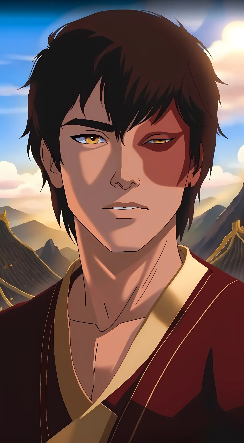 ai character: Prince Zuko background