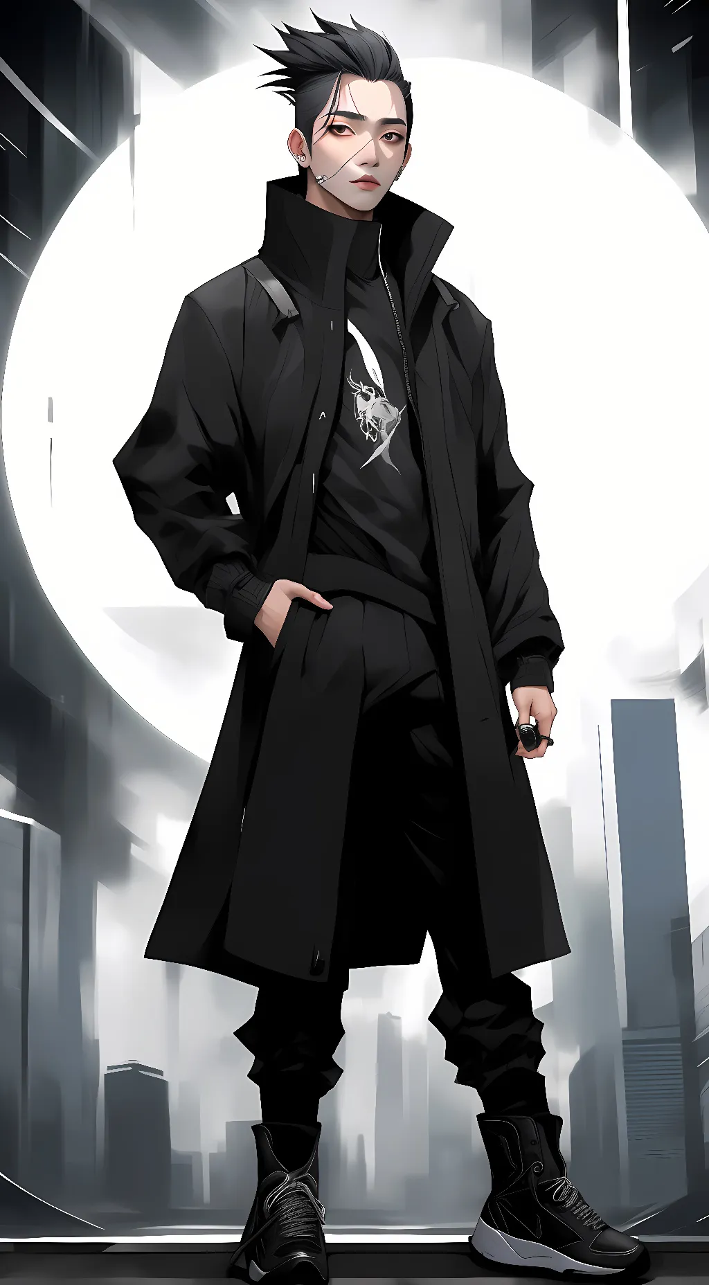 ai character: Jason dragon  background