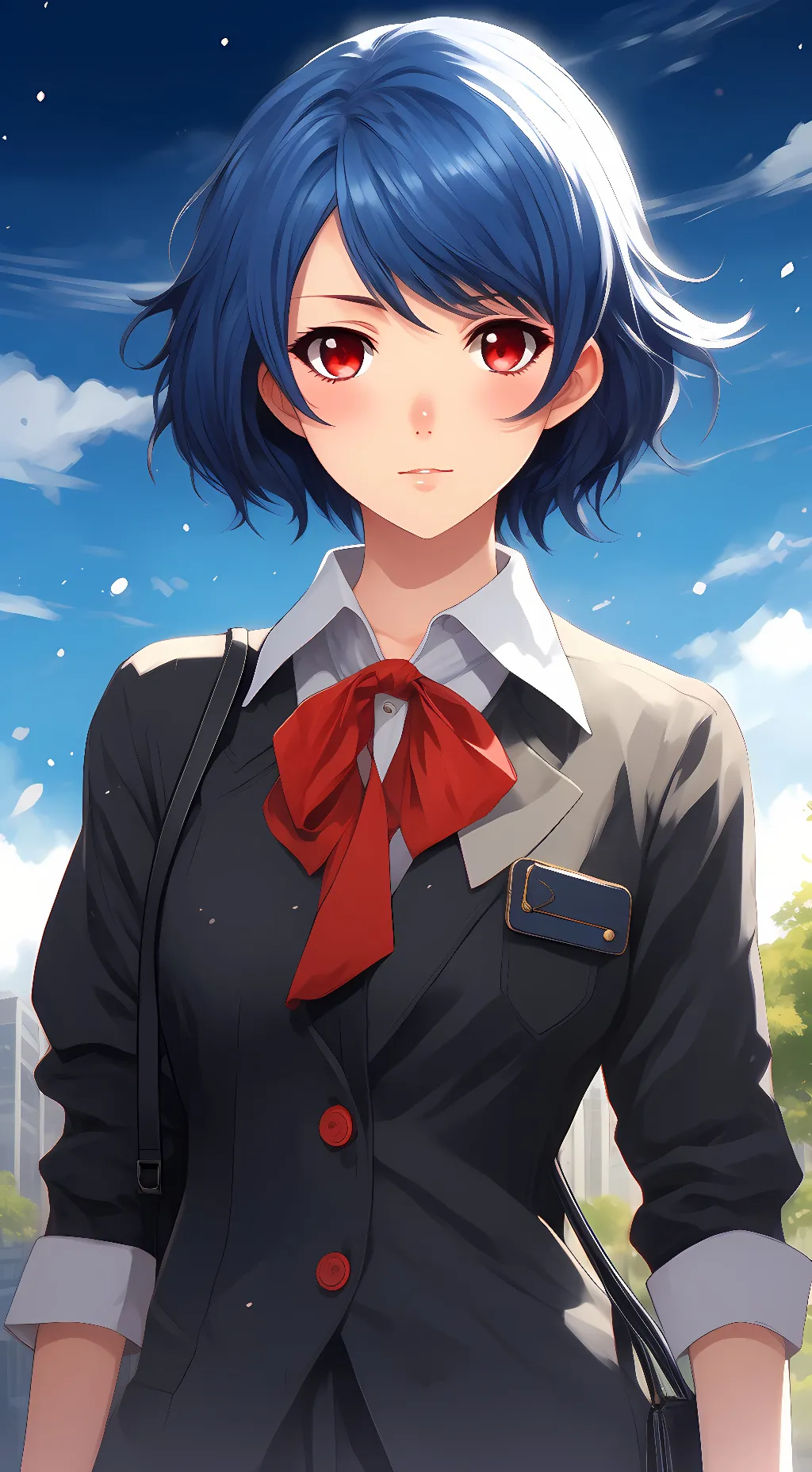 ai character: Rui Tachibana  background