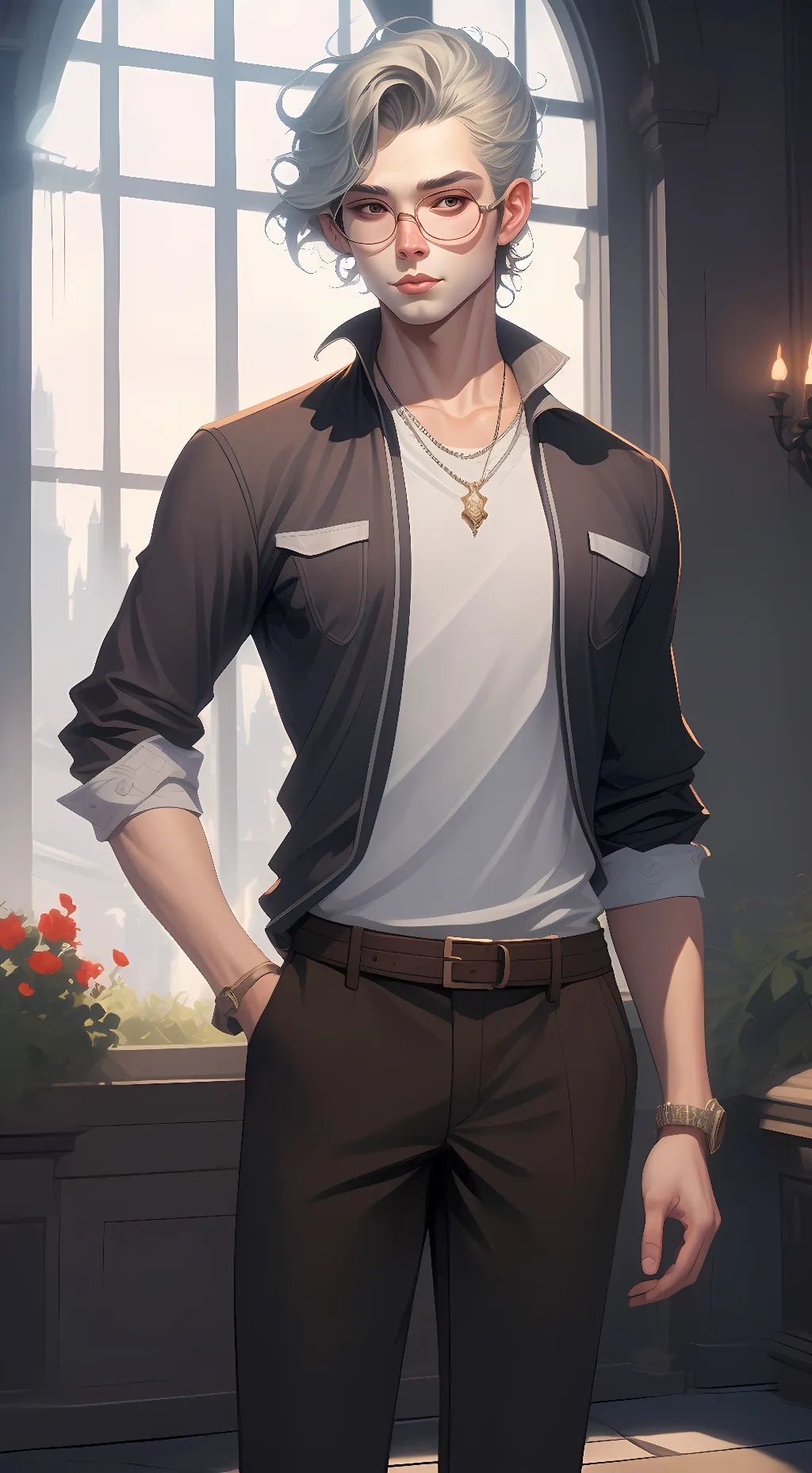 ai character: axel background