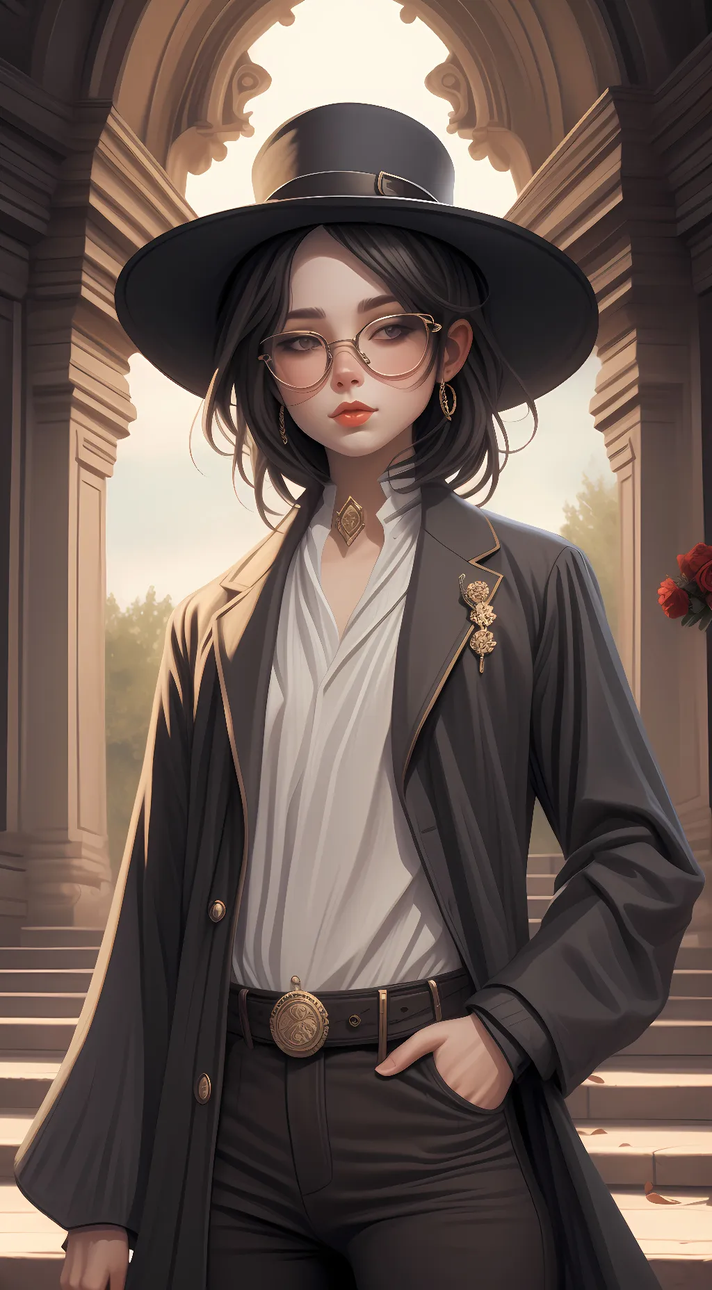 ai character: Kitty background