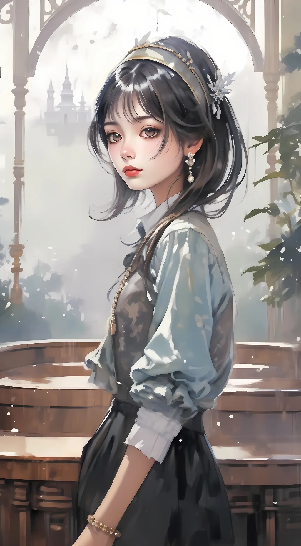 ai character: lily background