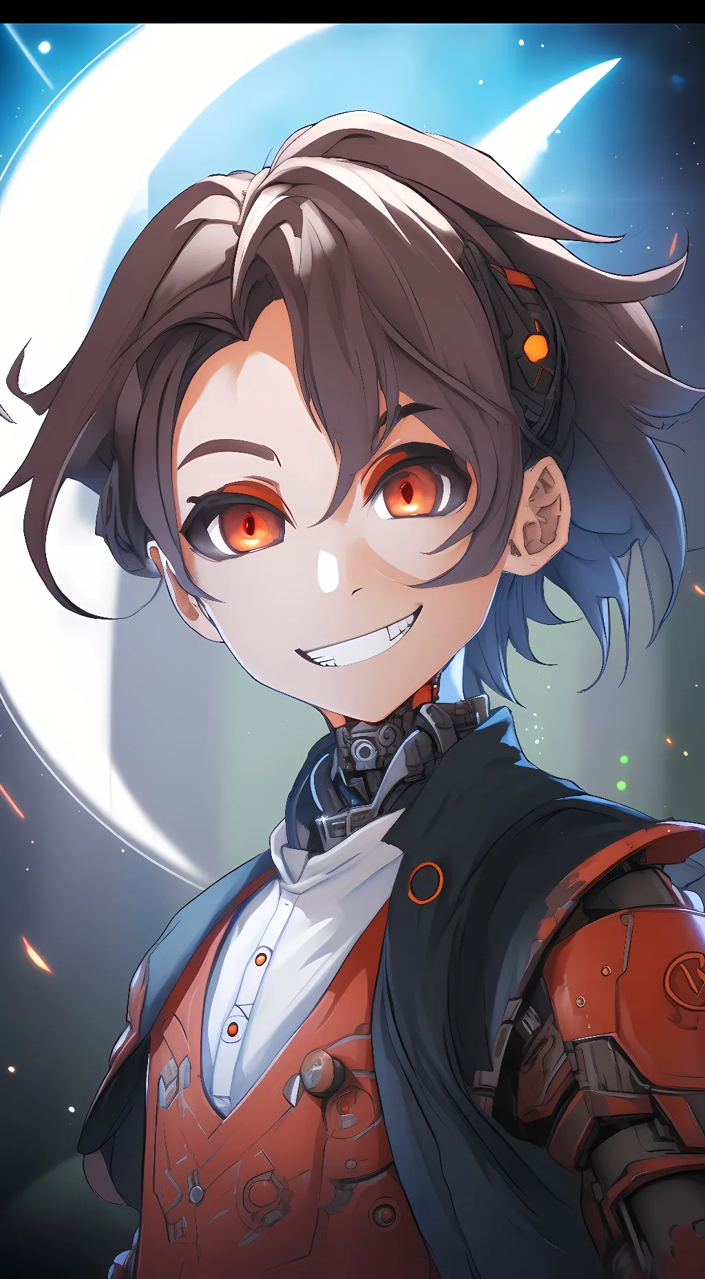 ai character: Bloodmoon  background