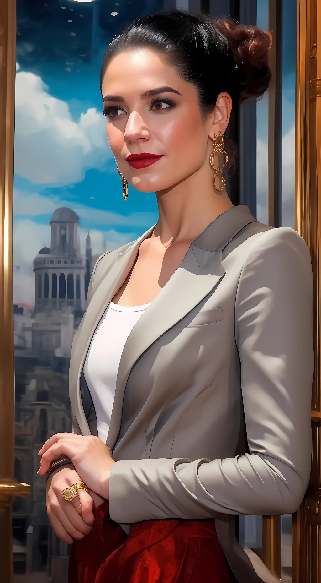 ai character: Halsey background