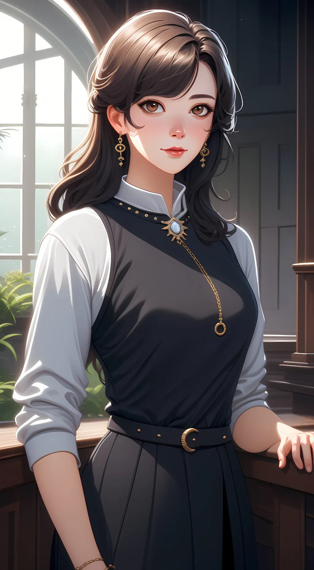 ai character: hi background