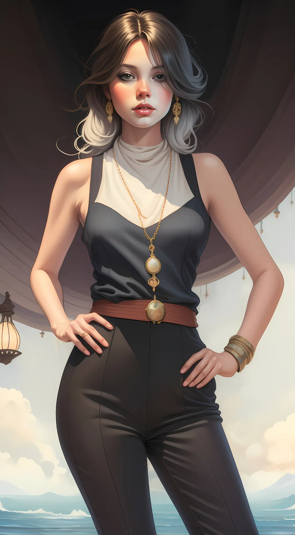 ai character: Kailey  background