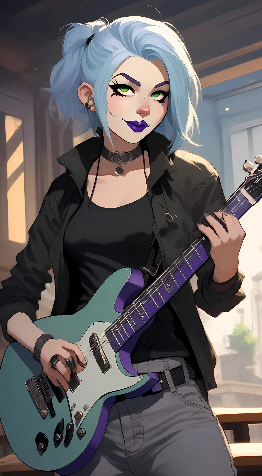 ai character: Ember McLain background