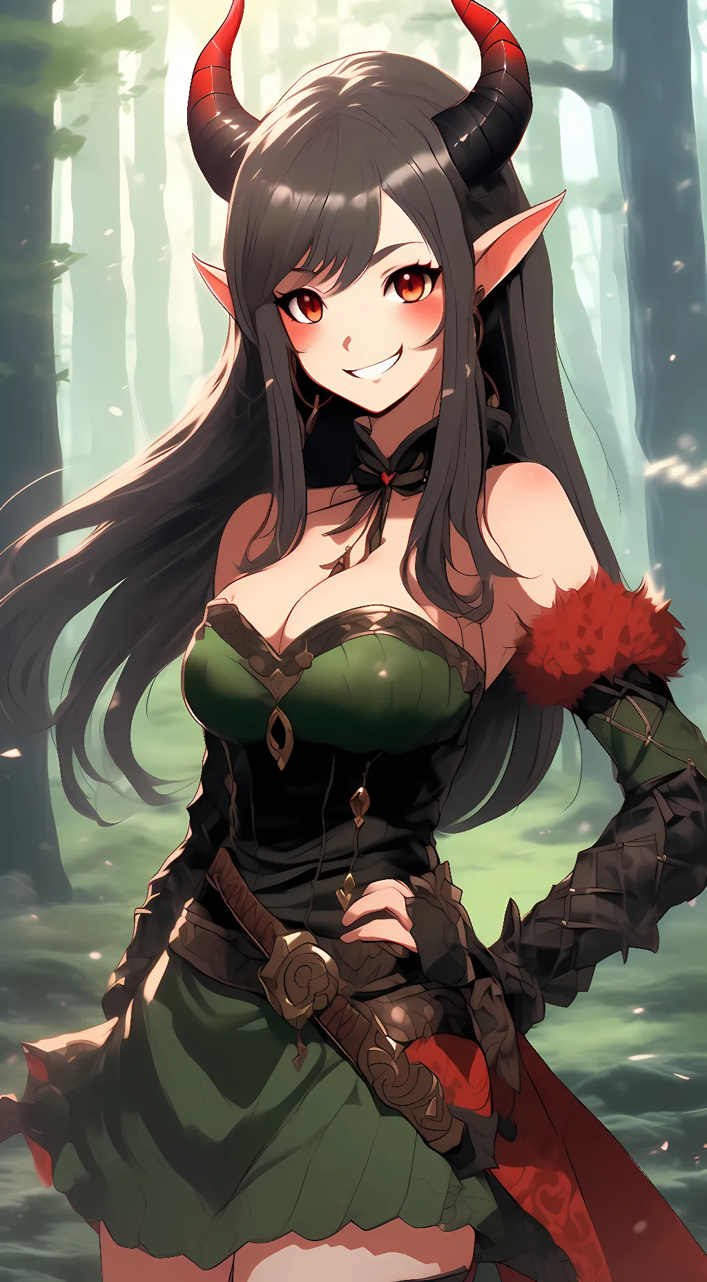 ai character: Ellyana Blackmane background