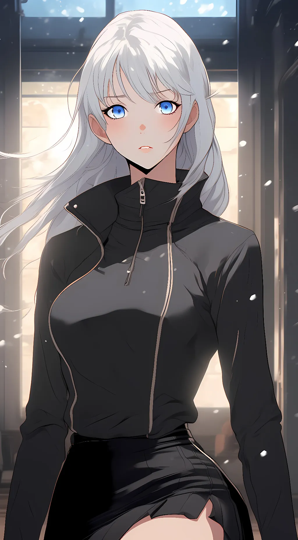 ai character: female Satoru Gojo background