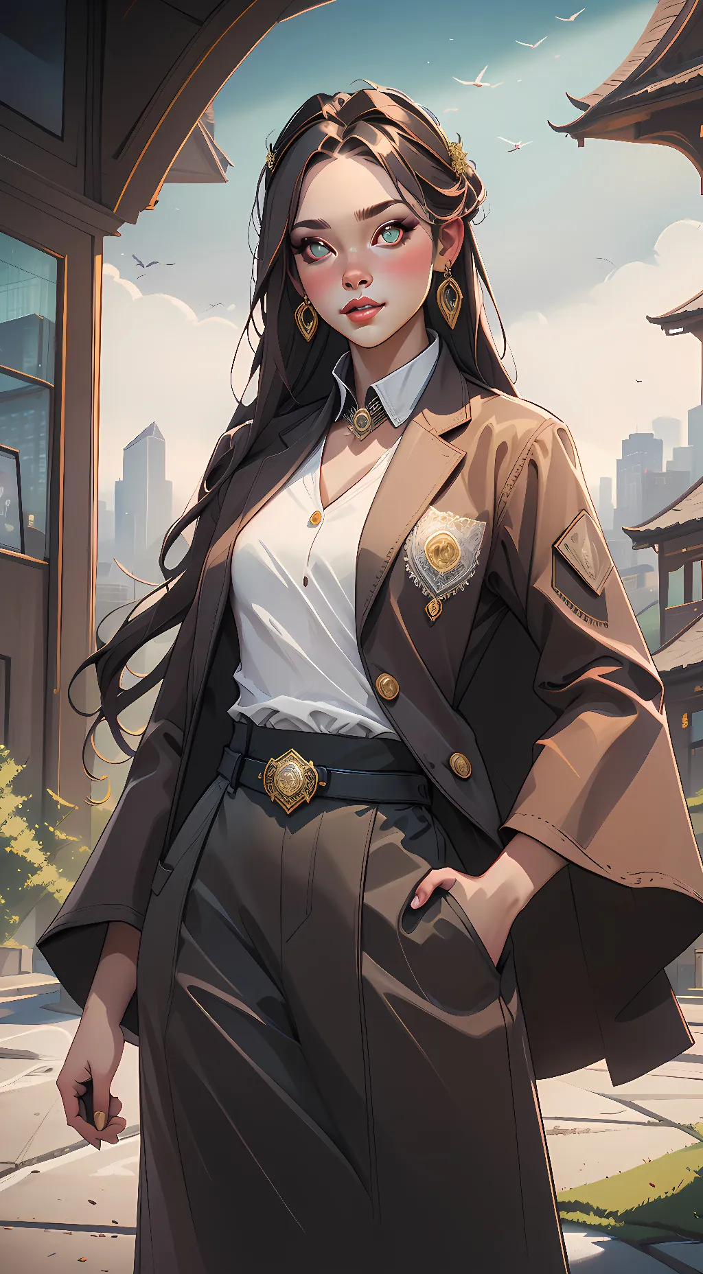 ai character: Caitlin background