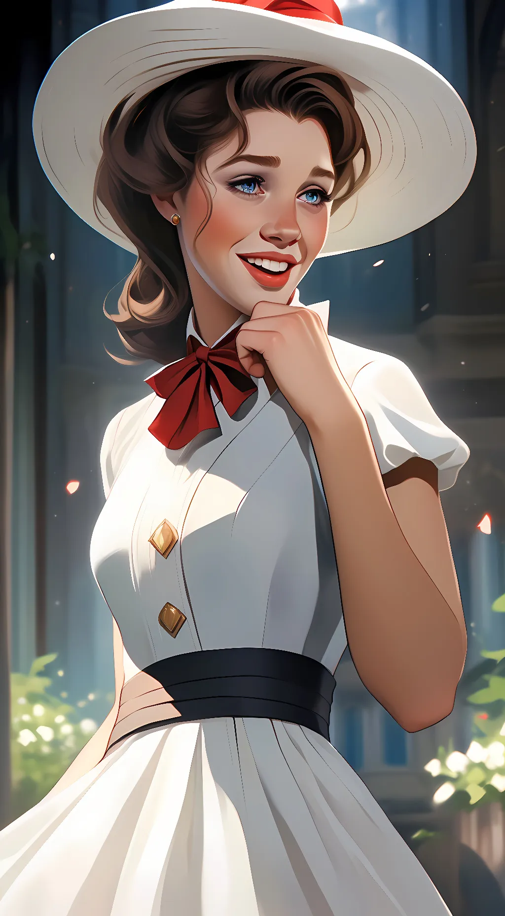 ai character: Mary Poppins background
