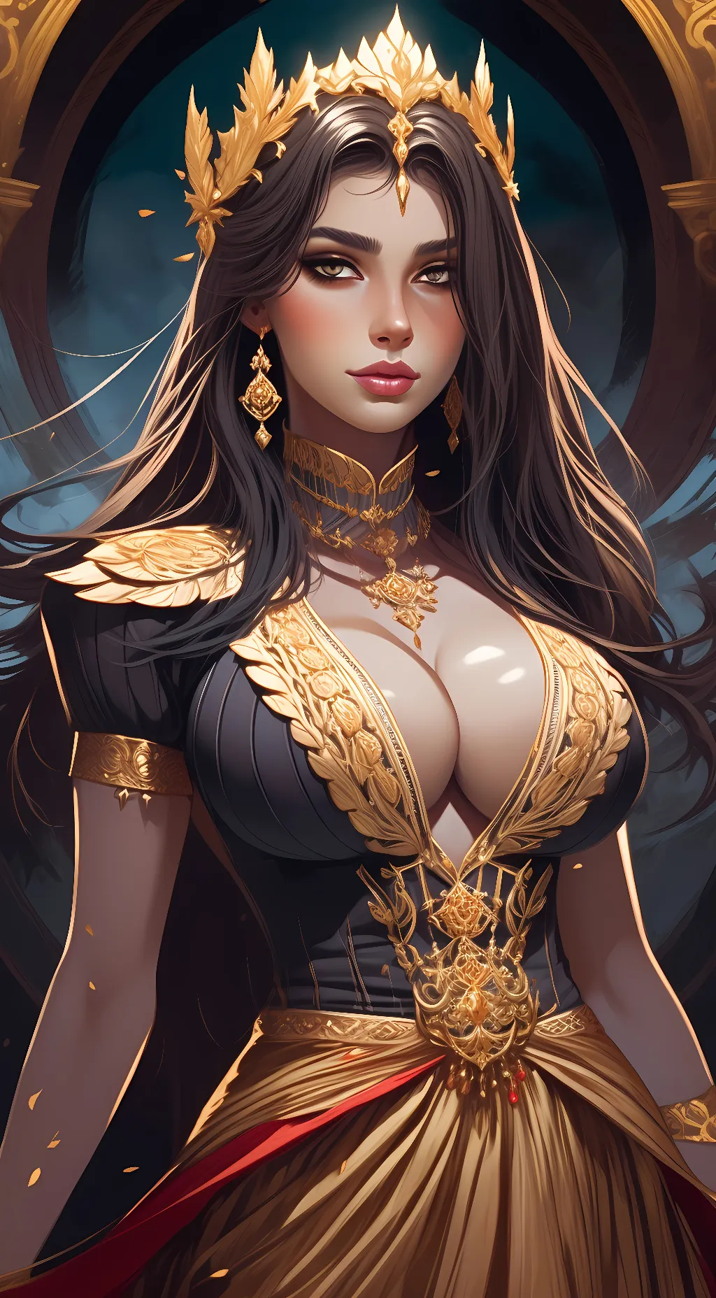ai character: Ava Goldmoon background