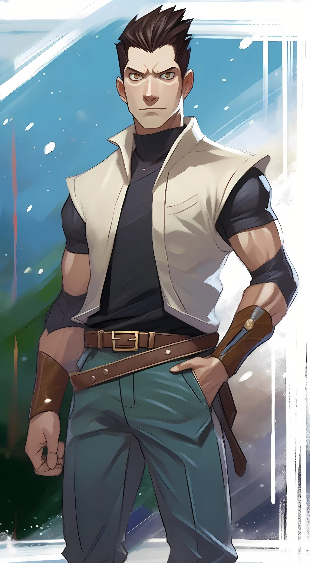 ai character: Dolcetto (FMA ) background