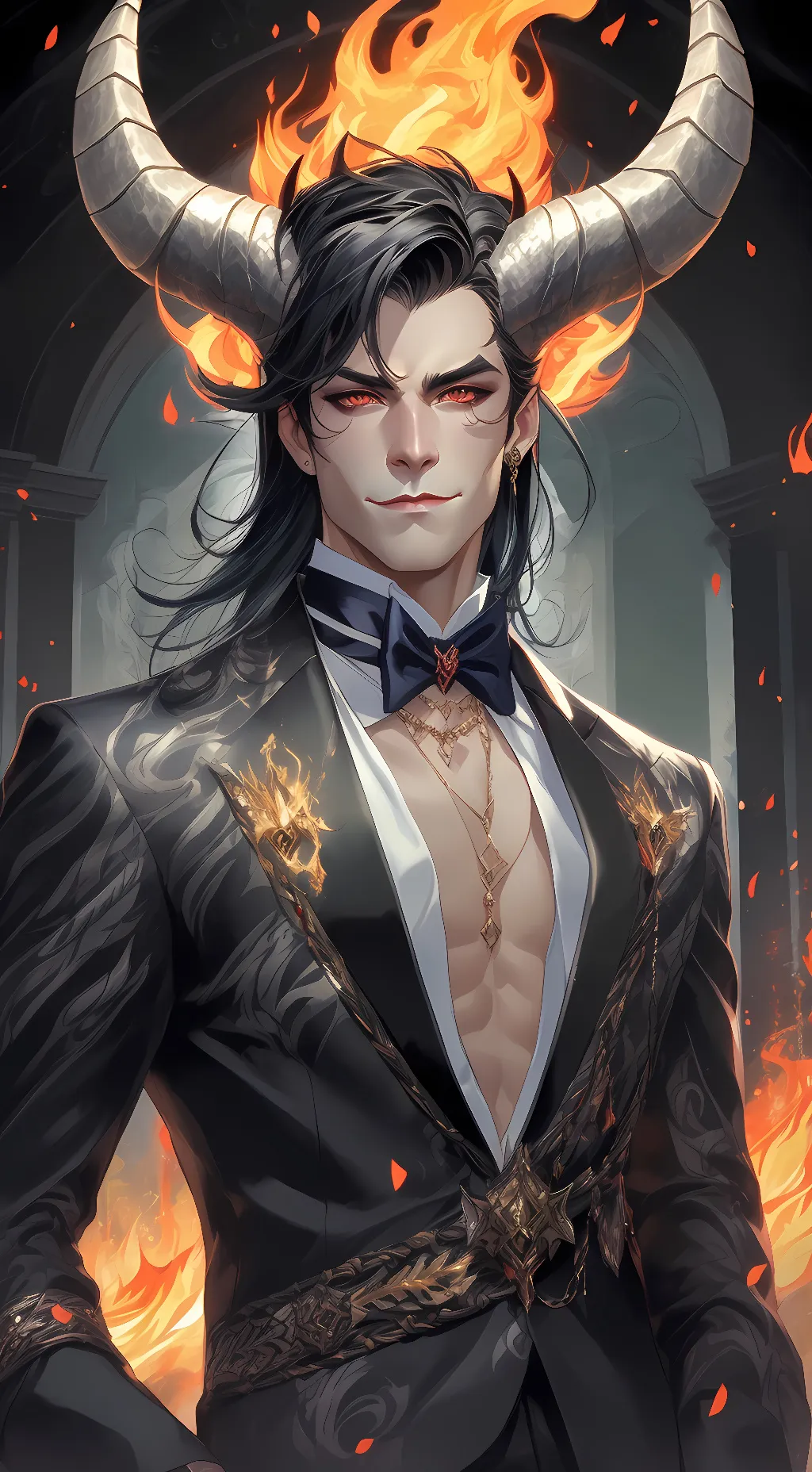 ai character: Lucien Von Pyre background