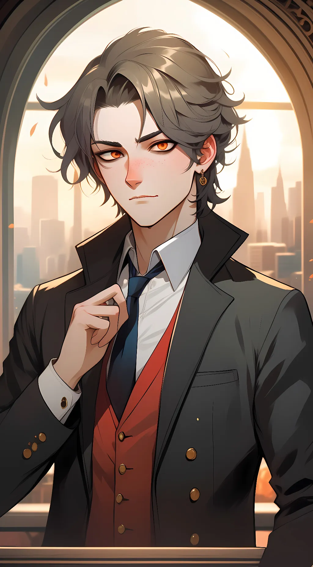 ai character: Andrew Baker background