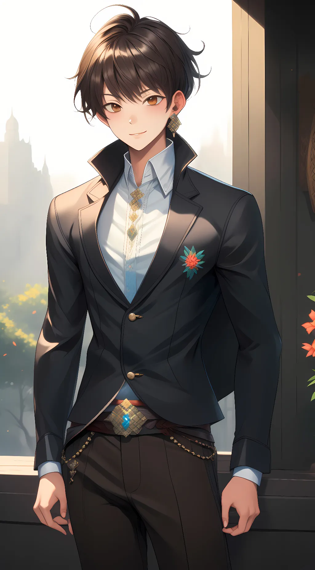 ai character: Yushiro background