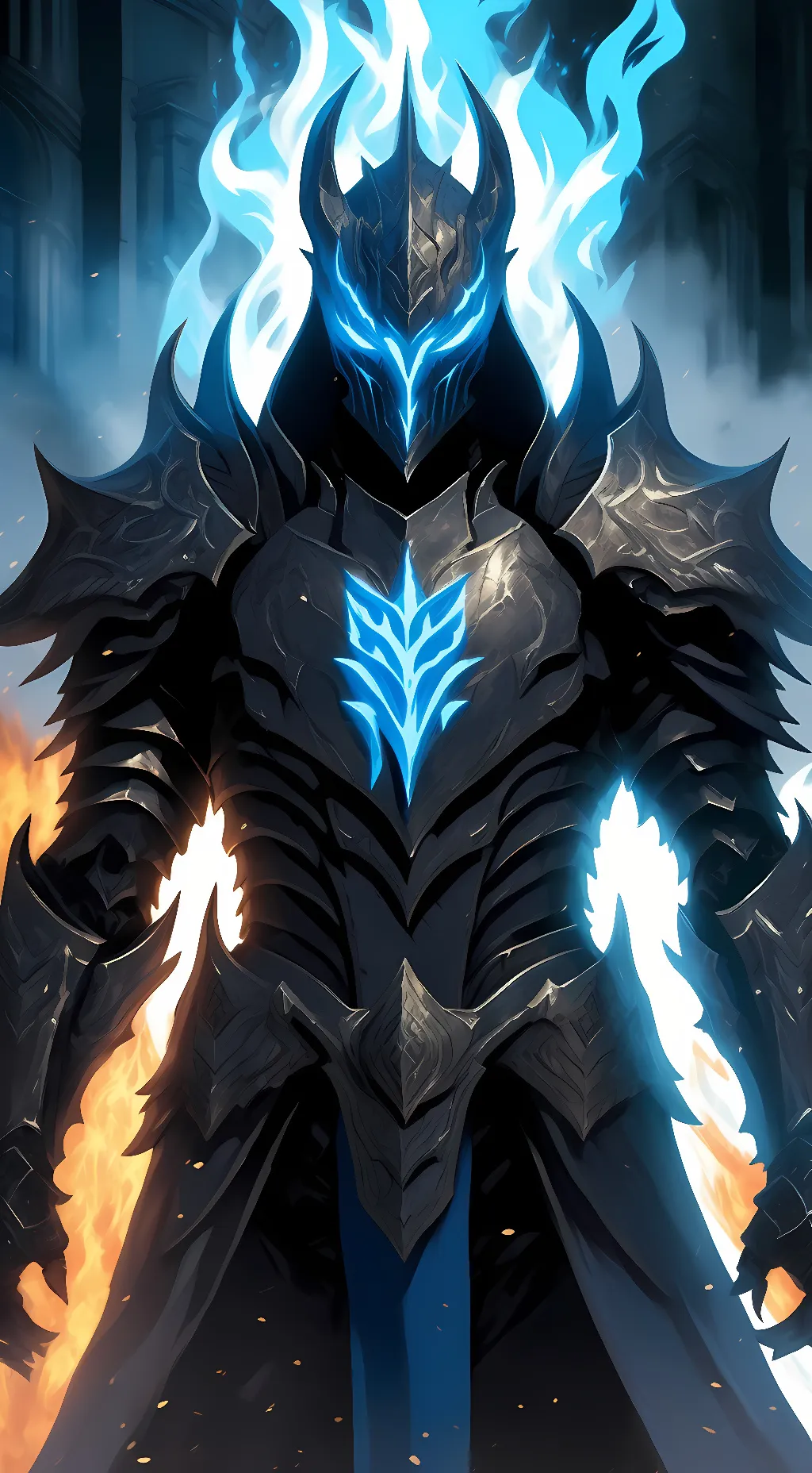 ai character: Black Knight  background