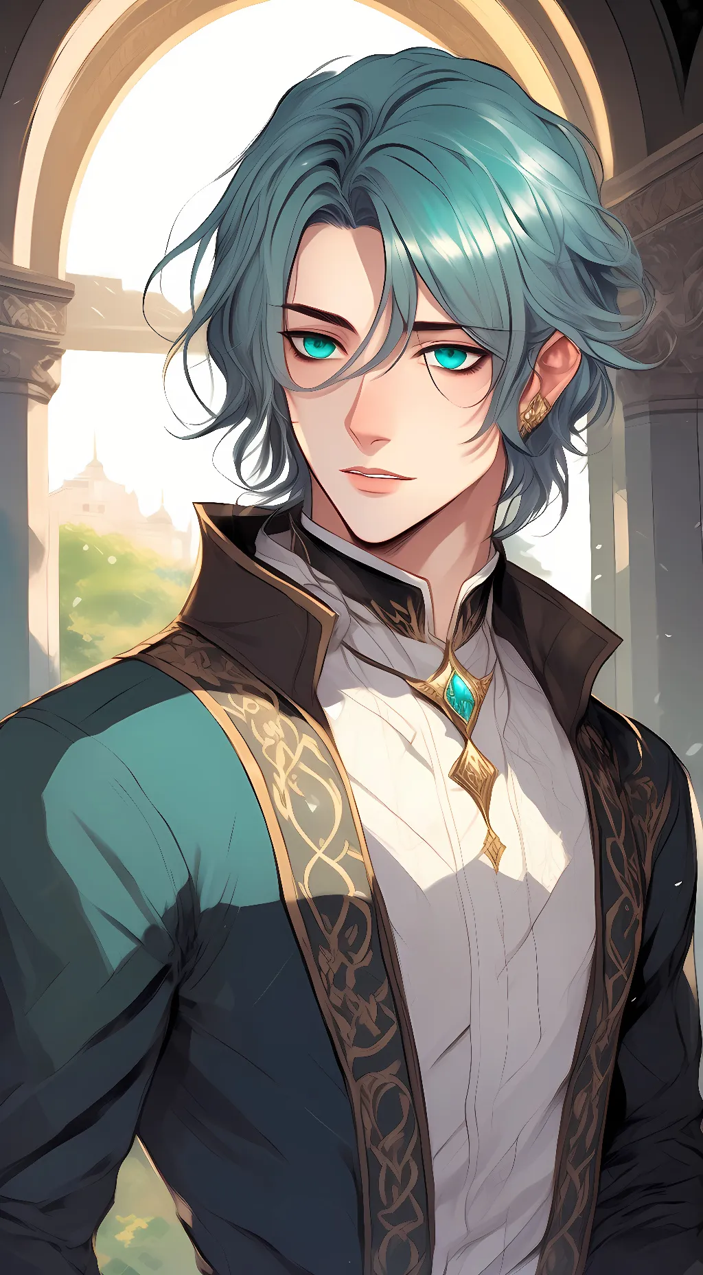 ai character: V/Jihyun Kim background