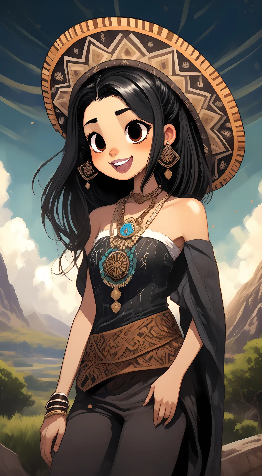 ai character: Rosa background