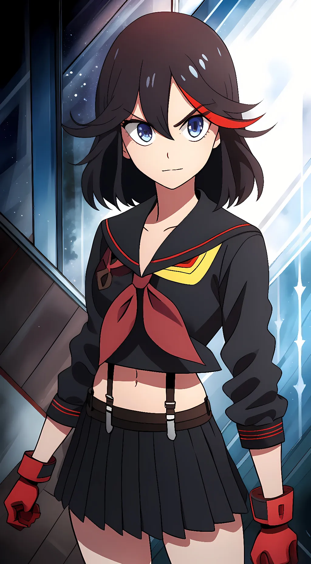 ai character: Ryuko Matoi background