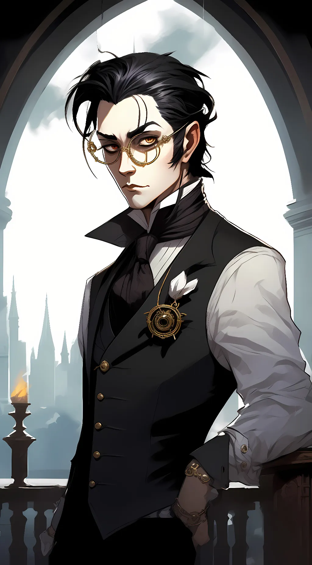 ai character: Walter C. Dornez background