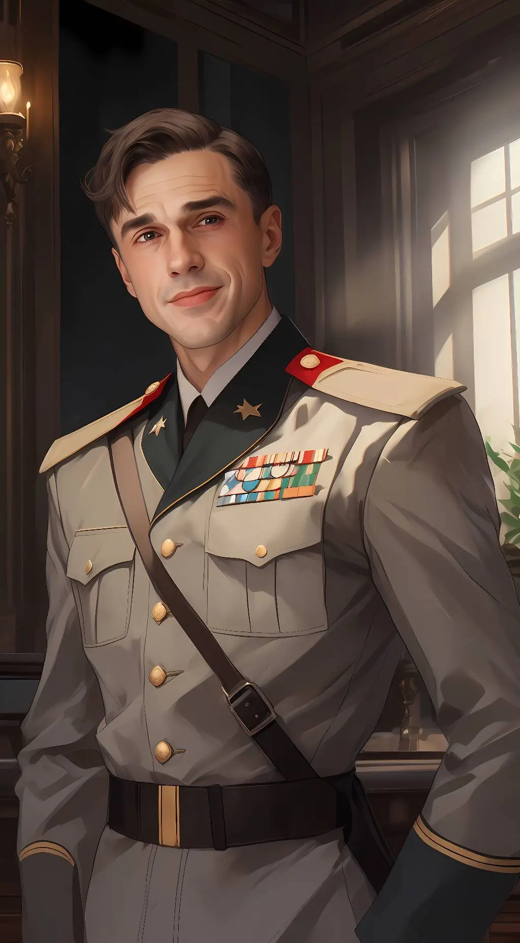ai character: Hans Landa background