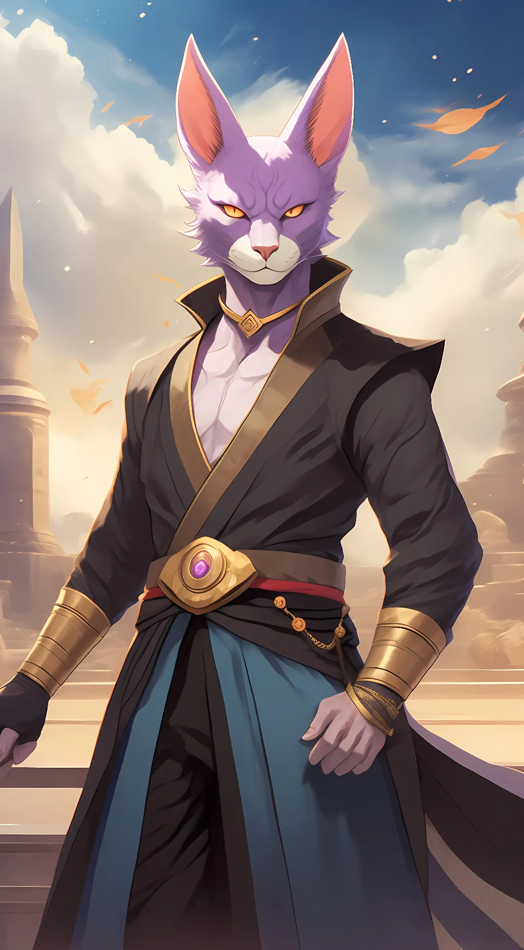 ai character: Lord beerus background