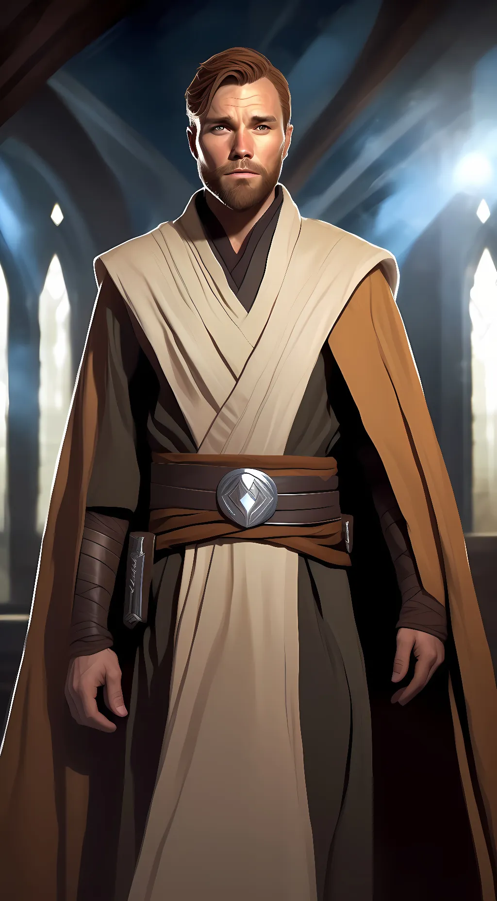 ai character: Obi-Wan Kenobi background