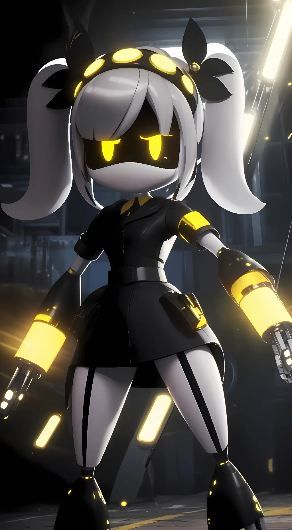 ai character: J from drones (V1) background